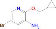 5-Bromo-2-(cyclopropylmethoxy)pyridin-3-amine