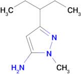 1-Methyl-3-(pentan-3-yl)-1h-pyrazol-5-amine