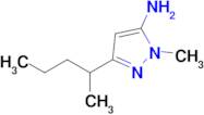 1-Methyl-3-(pentan-2-yl)-1h-pyrazol-5-amine