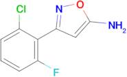 3-(2-Chloro-6-fluorophenyl)isoxazol-5-amine