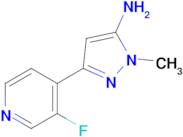 3-(3-Fluoropyridin-4-yl)-1-methyl-1h-pyrazol-5-amine