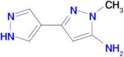 1-Methyl-1h,1'h-[3,4'-bipyrazol]-5-amine