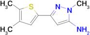 3-(4,5-Dimethylthiophen-2-yl)-1-methyl-1h-pyrazol-5-amine