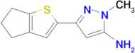 3-(5,6-Dihydro-4h-cyclopenta[b]thiophen-2-yl)-1-methyl-1h-pyrazol-5-amine