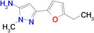 3-(5-Ethylfuran-2-yl)-1-methyl-1h-pyrazol-5-amine