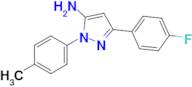 3-(4-Fluorophenyl)-1-(p-tolyl)-1h-pyrazol-5-amine