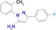 3-(4-Fluorophenyl)-1-(o-tolyl)-1h-pyrazol-5-amine