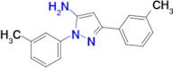 1,3-Di-m-tolyl-1h-pyrazol-5-amine