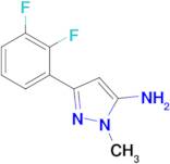 3-(2,3-Difluorophenyl)-1-methyl-1h-pyrazol-5-amine