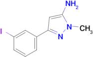 3-(3-Iodophenyl)-1-methyl-1h-pyrazol-5-amine