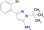 3-(2-Bromophenyl)-1-(tert-butyl)-1h-pyrazol-5-amine