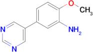 2-Methoxy-5-(pyrimidin-5-yl)aniline