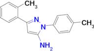 3-(O-tolyl)-1-(p-tolyl)-1h-pyrazol-5-amine