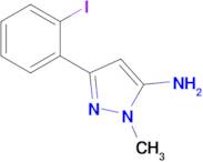 3-(2-Iodophenyl)-1-methyl-1h-pyrazol-5-amine