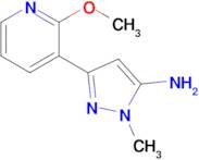 3-(2-Methoxypyridin-3-yl)-1-methyl-1h-pyrazol-5-amine