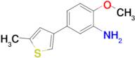 2-Methoxy-5-(5-methylthiophen-3-yl)aniline