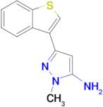 3-(Benzo[b]thiophen-3-yl)-1-methyl-1h-pyrazol-5-amine