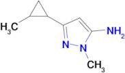 1-Methyl-3-(2-methylcyclopropyl)-1h-pyrazol-5-amine