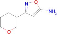 3-(Tetrahydro-2h-pyran-3-yl)isoxazol-5-amine