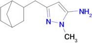 3-(Bicyclo[2.2.1]heptan-2-ylmethyl)-1-methyl-1h-pyrazol-5-amine