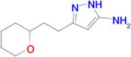 3-(2-(Tetrahydro-2h-pyran-2-yl)ethyl)-1h-pyrazol-5-amine