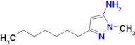 3-Heptyl-1-methyl-1h-pyrazol-5-amine