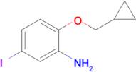 2-(Cyclopropylmethoxy)-5-iodoaniline