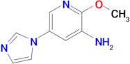5-(1h-Imidazol-1-yl)-2-methoxypyridin-3-amine