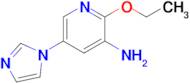 2-Ethoxy-5-(1h-imidazol-1-yl)pyridin-3-amine