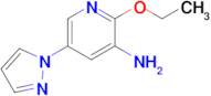 2-Ethoxy-5-(1h-pyrazol-1-yl)pyridin-3-amine