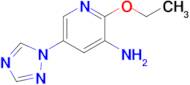 2-Ethoxy-5-(1h-1,2,4-triazol-1-yl)pyridin-3-amine