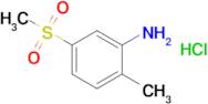 2-Methyl-5-(methylsulfonyl)aniline hydrochloride