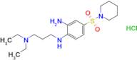 n1-(3-(Diethylamino)propyl)-4-(piperidin-1-ylsulfonyl)benzene-1,2-diamine hydrochloride