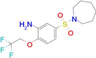 5-(Azepan-1-ylsulfonyl)-2-(2,2,2-trifluoroethoxy)aniline