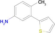 4-Methyl-3-(thiophen-2-yl)aniline