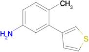 4-Methyl-3-(thiophen-3-yl)aniline