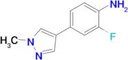 2-Fluoro-4-(1-methyl-1h-pyrazol-4-yl)aniline