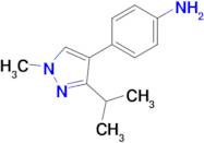 4-(3-Isopropyl-1-methyl-1h-pyrazol-4-yl)aniline