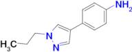 4-(1-Propyl-1h-pyrazol-4-yl)aniline