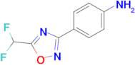 4-(5-(Difluoromethyl)-1,2,4-oxadiazol-3-yl)aniline