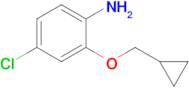 4-Chloro-2-(cyclopropylmethoxy)aniline