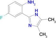 2-(4,5-Dimethyl-1h-imidazol-2-yl)-4-fluoroaniline
