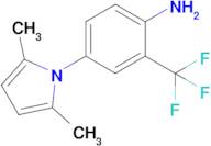 4-(2,5-Dimethyl-1h-pyrrol-1-yl)-2-(trifluoromethyl)aniline