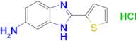 2-(thiophen-2-yl)-1H-1,3-benzodiazol-6-amine hydrochloride