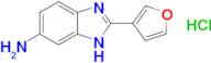 2-(furan-3-yl)-1H-1,3-benzodiazol-6-amine hydrochloride