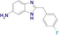 2-[(4-fluorophenyl)methyl]-1H-1,3-benzodiazol-6-amine