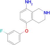 5-(3-Fluorophenoxy)-1,2,3,4-tetrahydroisoquinolin-8-amine