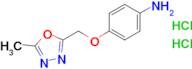 4-((5-Methyl-1,3,4-oxadiazol-2-yl)methoxy)aniline dihydrochloride