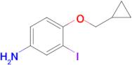 4-(Cyclopropylmethoxy)-3-iodoaniline