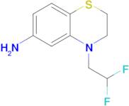 4-(2,2-Difluoroethyl)-3,4-dihydro-2h-benzo[b][1,4]thiazin-6-amine